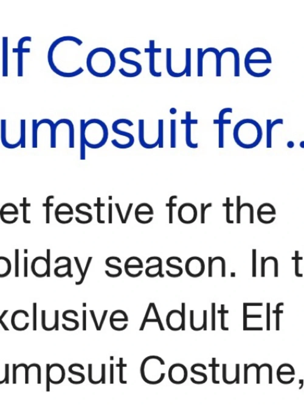 Spirit Red and Green Holiday Elf Jumpsuit - Picture 11 of 11